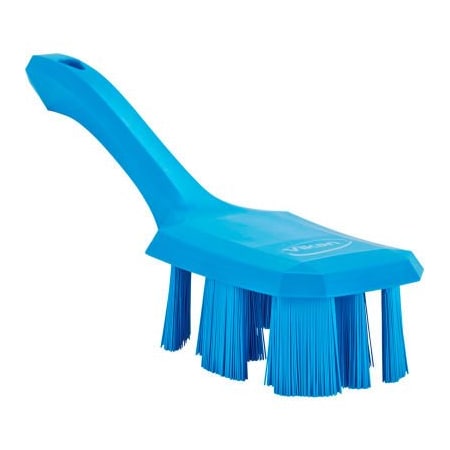 Remco Vikan UST Short Handle Scrubbing Brush- Stiff, Blue 41793